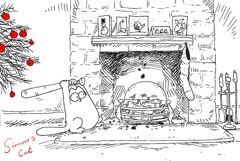 Simon's Cat, Comics, HD wallpaper | Peakpx