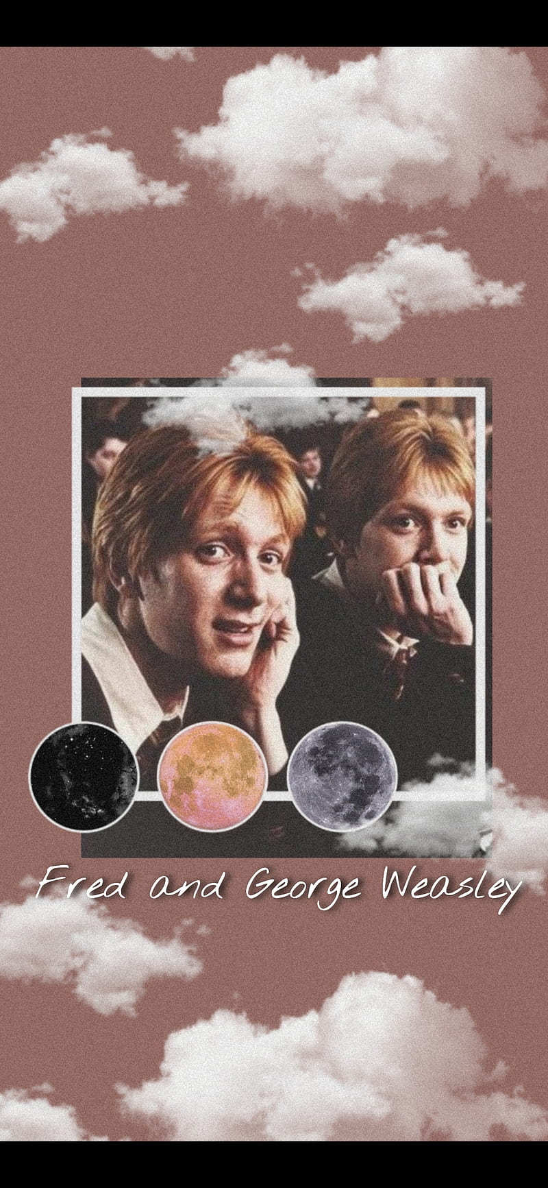 Fred and George Weasley Aesthetic iPhone Wallpaper now available on my