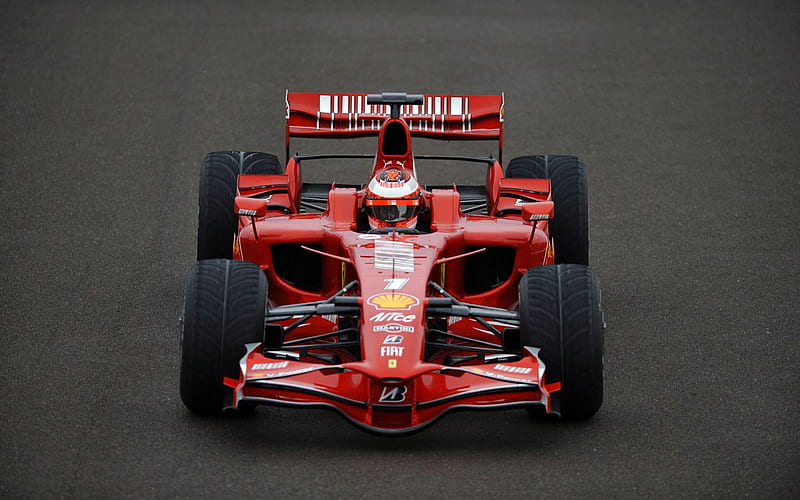 Ferrari F1 F2008, formula one, scuderia ferrari, ferrari, raikkonen, formula 1, kimi raikkonen, HD wallpaper