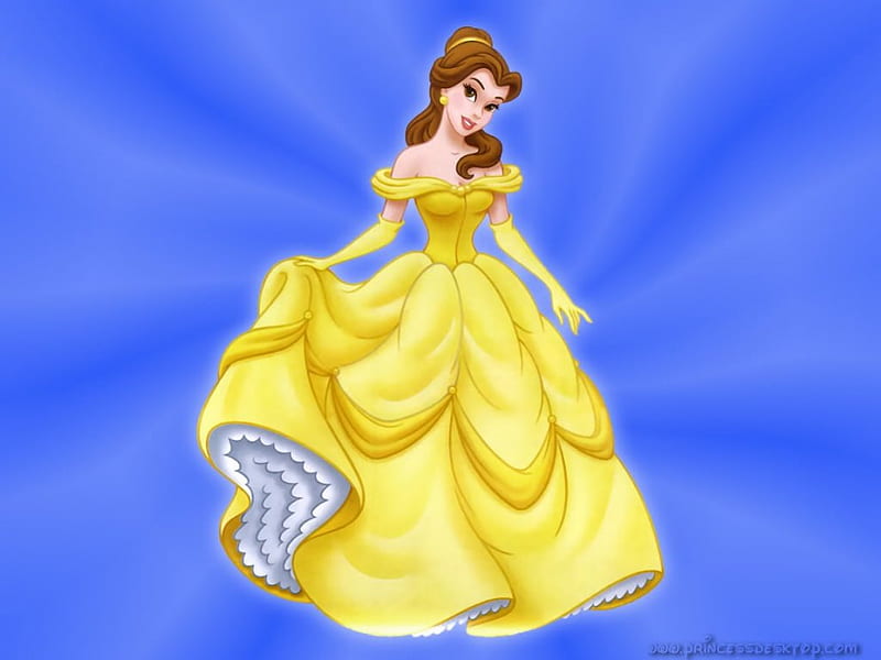 Princess Belle~, Belle, Disney, animated, movie, fairy tale, beast, beauty,  HD wallpaper | Peakpx