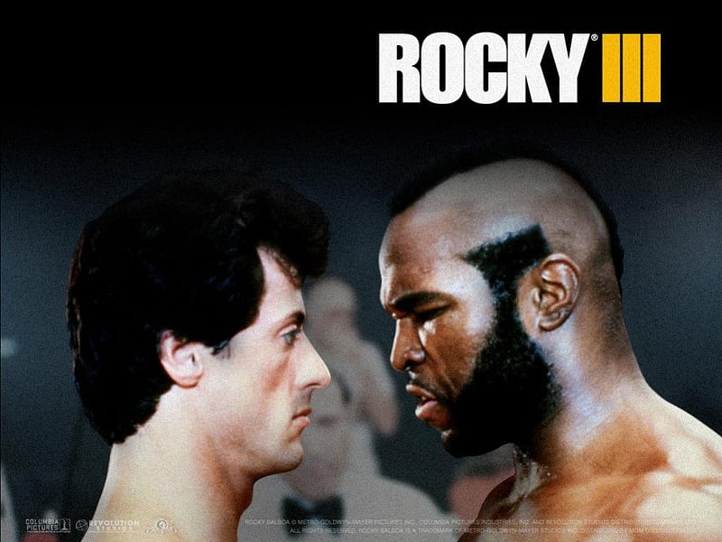 Rocky vs Clubber Lang, clubber lang, rocky 3, mr t, HD wallpaper