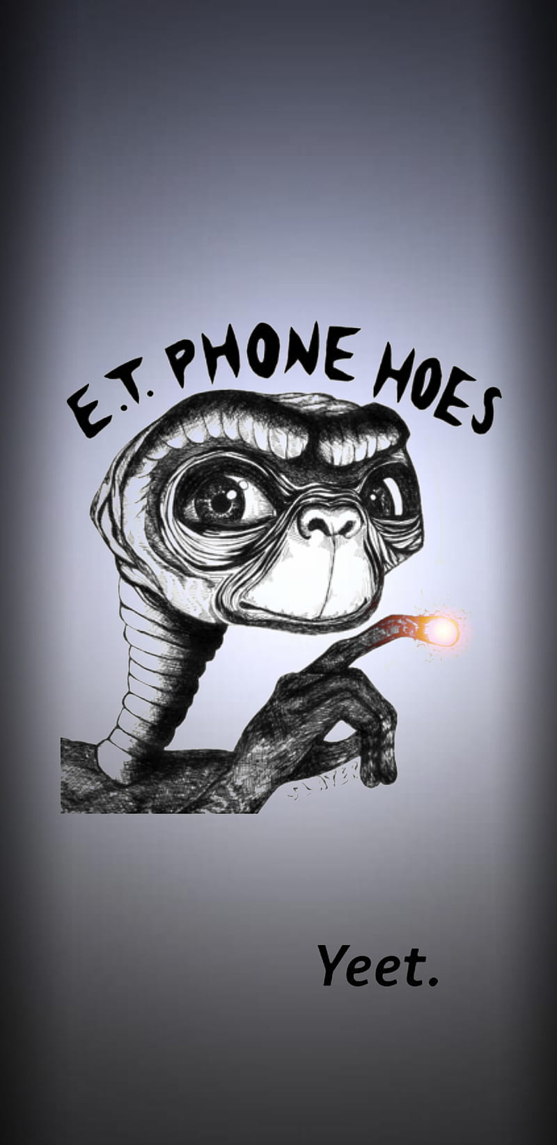 ET, funny, lol, meme, movie, phone, skrt, HD phone wallpaper