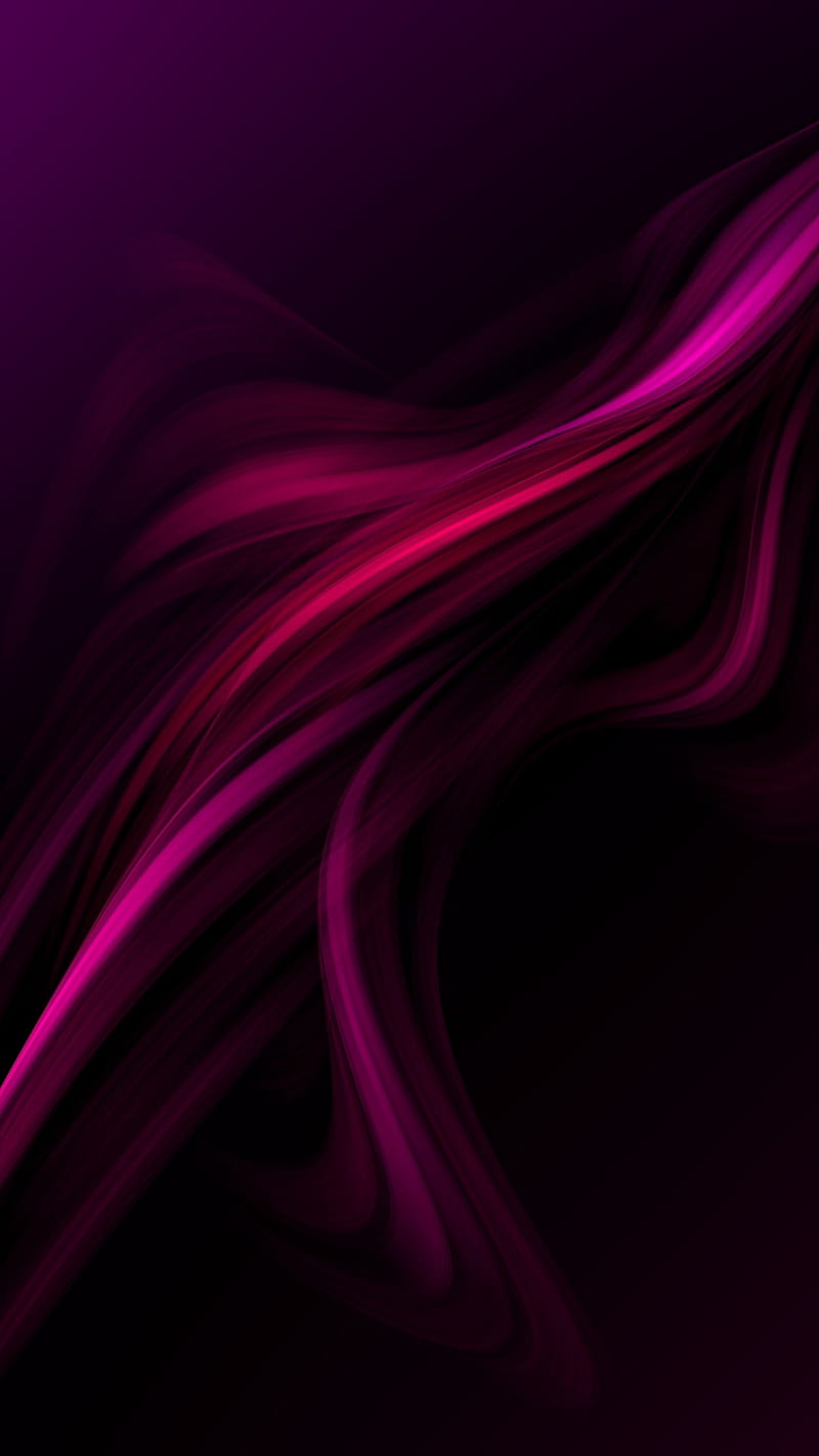 Shadow Dark, edge, purple, rainbow, lines, abstraction, digital, line, phoenix, waves, screen, HD phone wallpaper