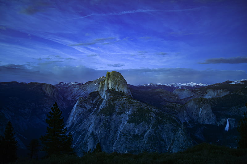 Yosemite Dusk , yosemite, national-park, nature, dusk, HD wallpaper