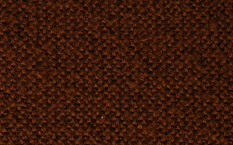 brown knitted textures, macro, wool textures, brown knitted backgrounds, close-up, brown backgrounds, knitted textures, fabric textures, HD wallpaper