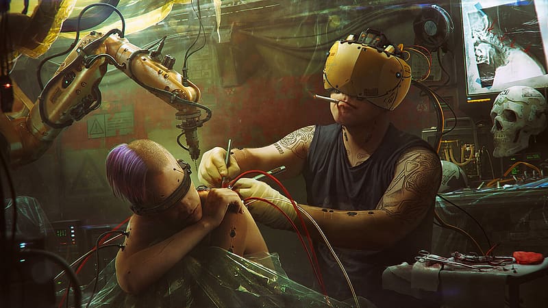 HD wallpaper: Cyberpunk 2077, CD Projekt RED, video game girls, tattoo,  looking at viewer | Wallpaper Flare