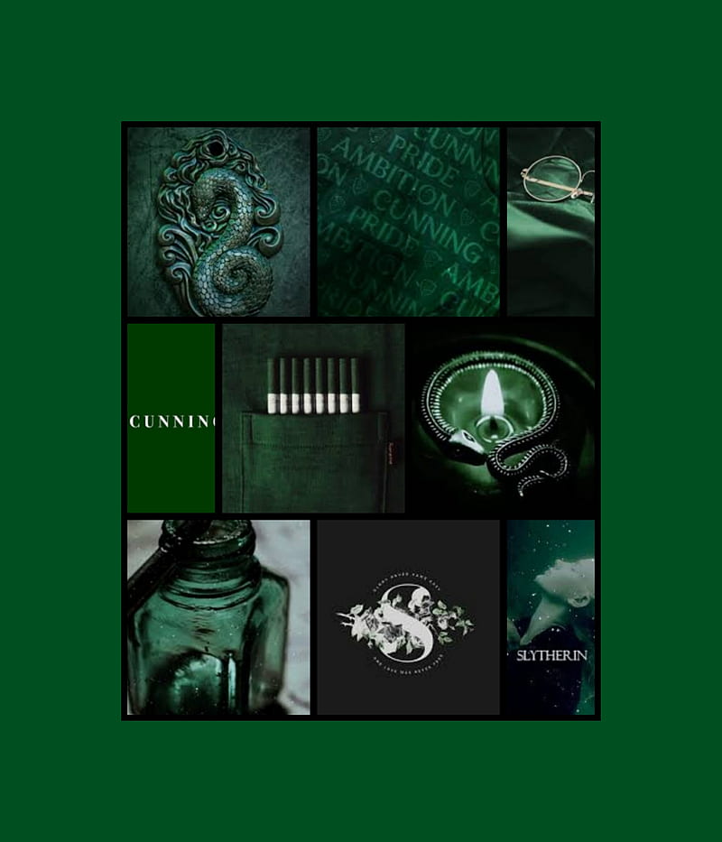 Download Green Slytherin Aesthetic Collection Wallpaper | atelier-yuwa ...