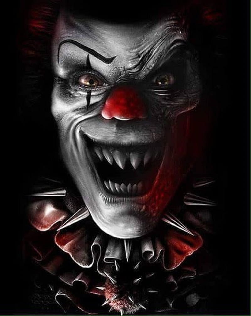 Scary Clown, horror, HD phone wallpaper