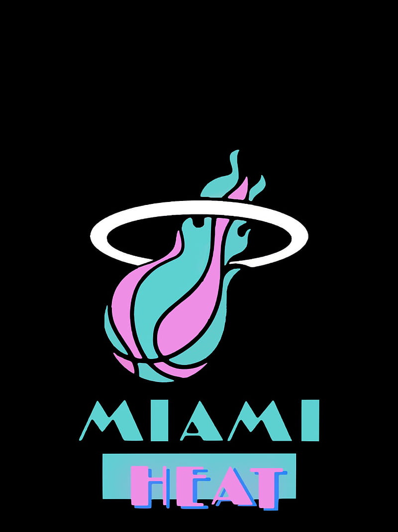Miami Heat, basketball, classic, heat, logo, miami, nba, retro, vice, vintage, HD phone wallpaper
