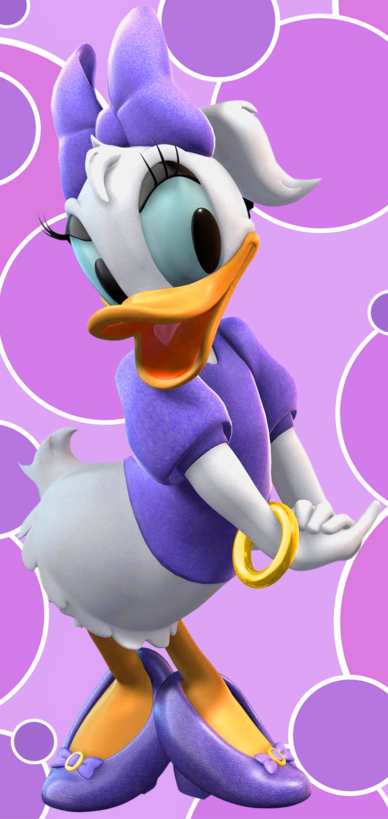 Daisy Duck 23, cartoon, daisy duck, HD phone wallpaper