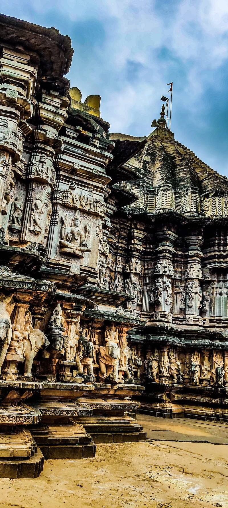 Lord Shiva Temple, rough, strength, HD phone wallpaper