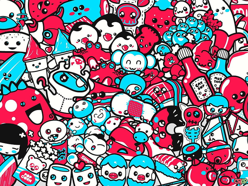 Vexx, Vexx Doodle Art, HD wallpaper Vexx, Vexx Doodle Art, HD wallpaper