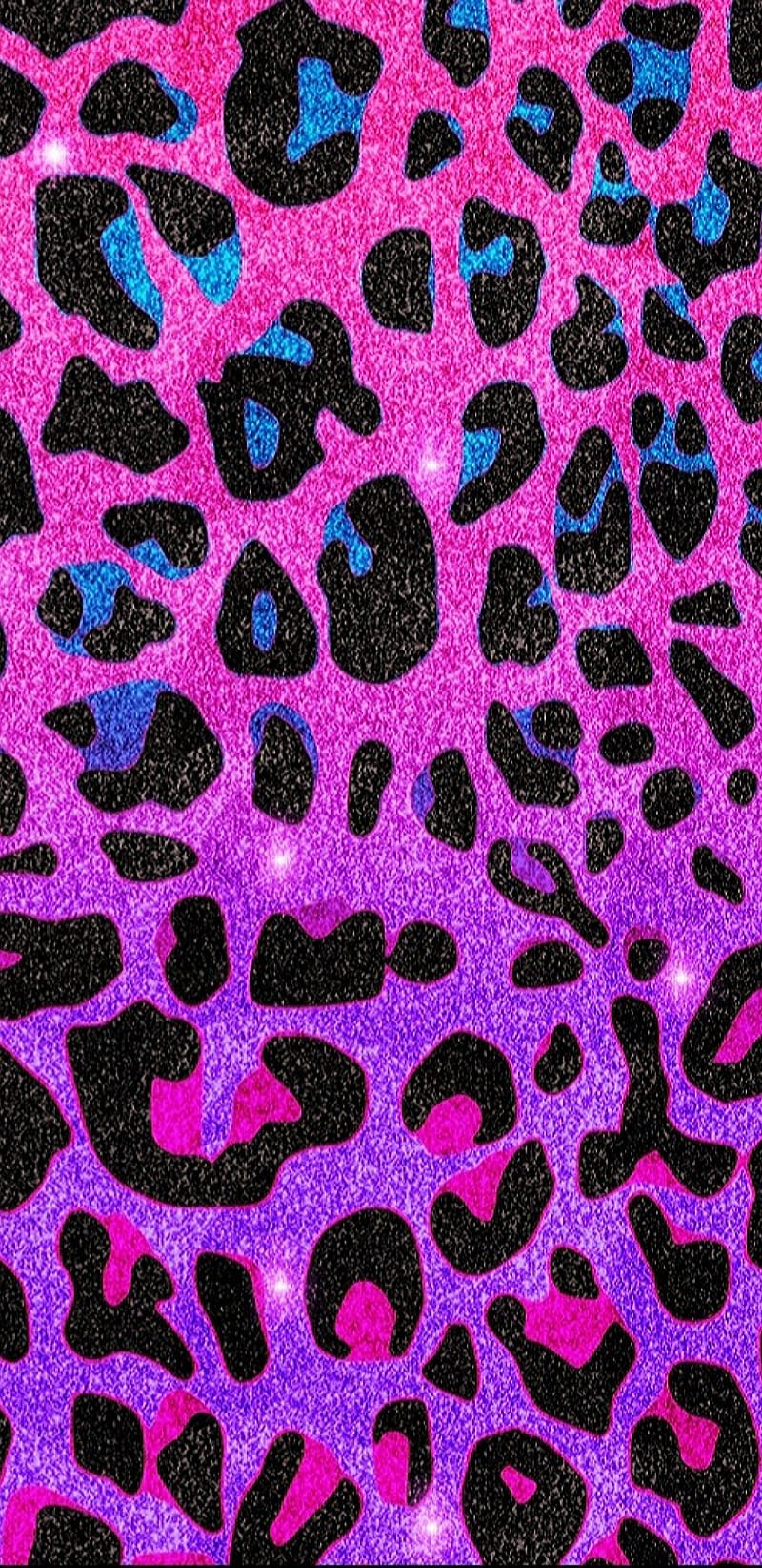 Pink N Purple, animal, animal print, glitter, leopard, wild, HD phone wallpaper