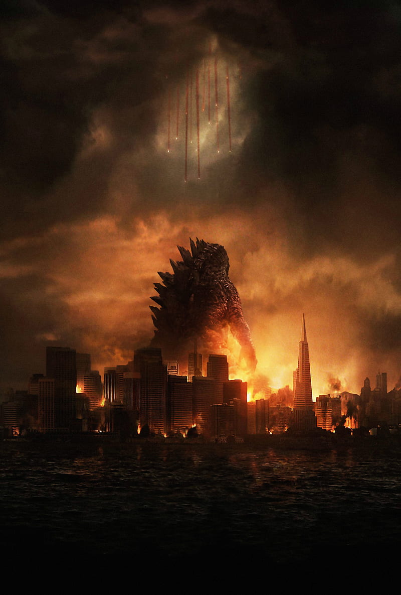 Godzilla, fantasy, giant, movies, HD phone wallpaper