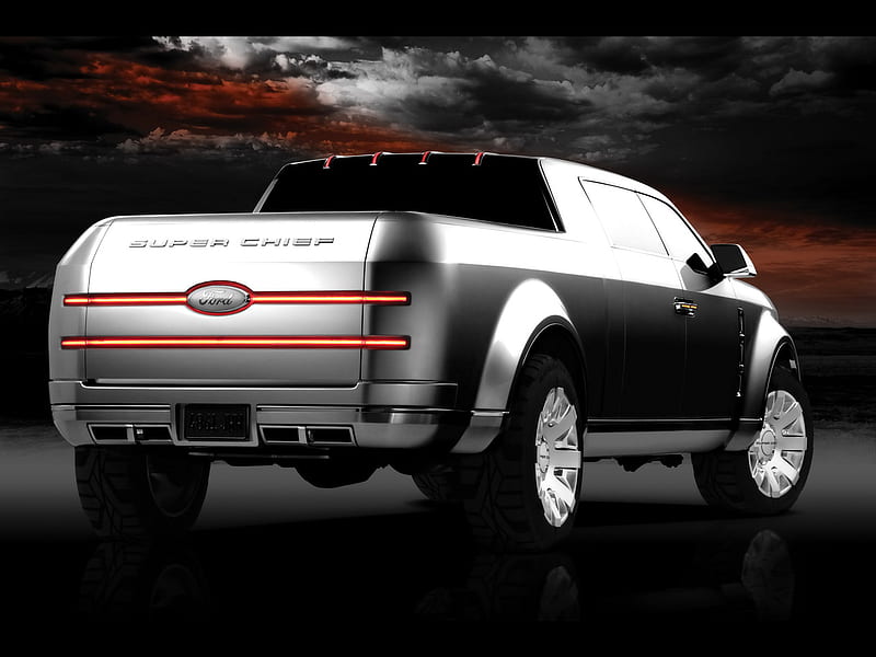 Ford F-250 Super Chief Concept, concept, super chief, f-250, pick up, ford, car, HD wallpaper