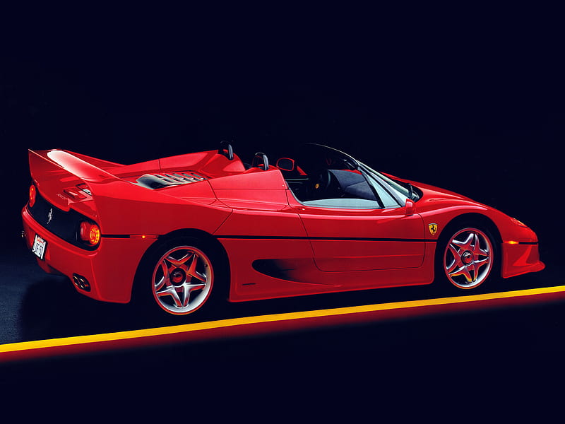 1995 Ferrari F50, Coupe, V12, car, HD wallpaper