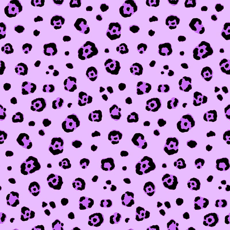Purple Leopard Animal Motif Vector Seamless Pattern 7919868 Vector Art at Vecteezy, Purple Leopard Print, HD phone wallpaper