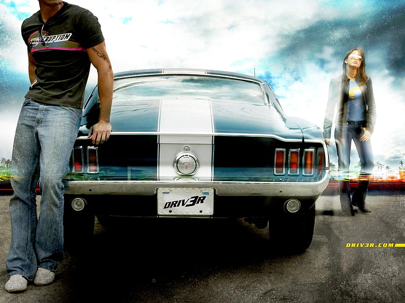 Driver 3, shooting, action, car, game, adventure, HD wallpaper