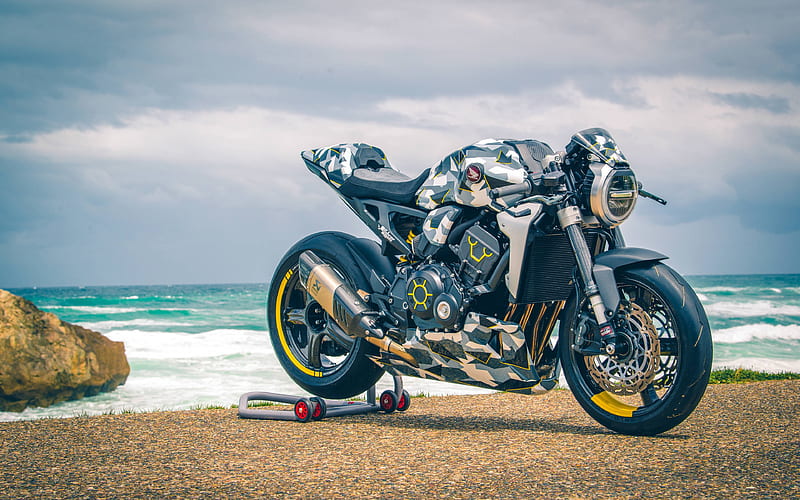 Honda CB1000R, coast, 2019 bikes, superbikes, 2019 Honda CB1000R, tuning, japanese motorcycles, Honda, HD wallpaper