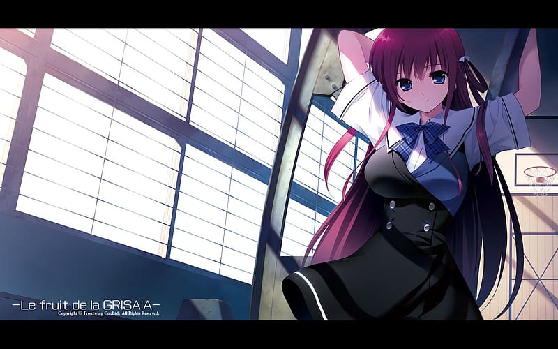 Purple haired female anime character wallpaper, Grisaia no Kajitsu, Kazami  Yuuji, JB (Grisaia no Kajitsu), Kusakabe Asako HD wallpaper | Wallpaper  Flare