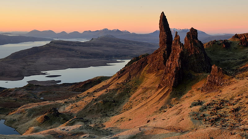 Isle of Skye - Scotland, Scotland, Isle of Skye, Inner Hebrides, Skye, The Old Man Of Storr, HD wallpaper