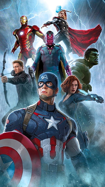 Avengers Poster, avengers poster, marvels, super hero, superhero, the avengers, HD phone wallpaper