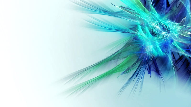 Blue Green Lines Feather Abstraction Illustration Soft Simple Background  Soft, HD wallpaper | Peakpx