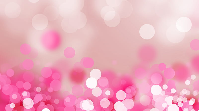 White Pink Bokeh Rounds Pink Background Pink Background, HD wallpaper |  Peakpx