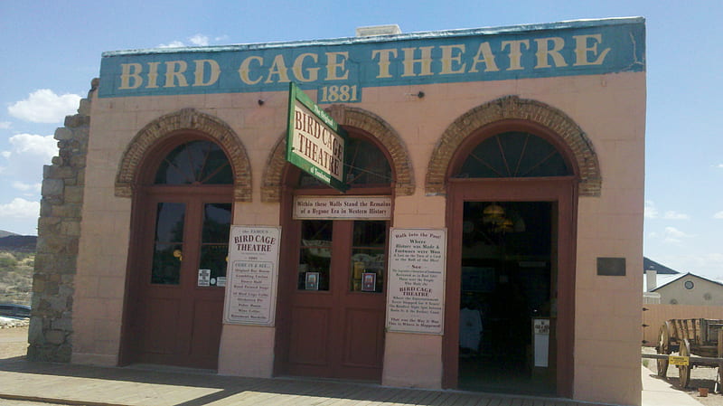Birdcage Theater, arizona, tombstone, western, HD wallpaper