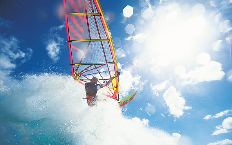 Windsurfing surfing - Extreme sports, HD wallpaper