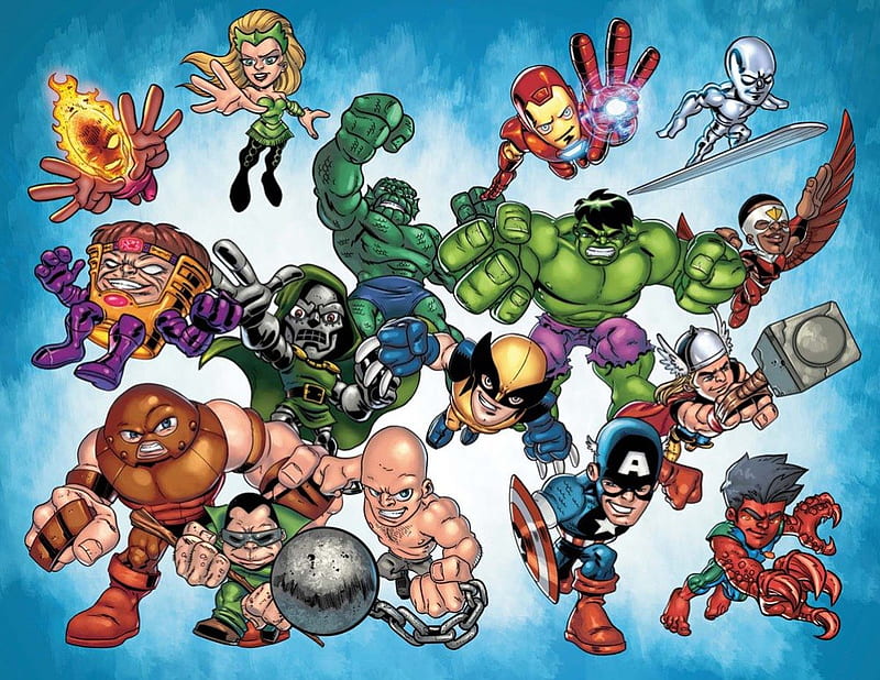 Marvel Super Hero Squad, hero, marvel, HD wallpaper | Peakpx