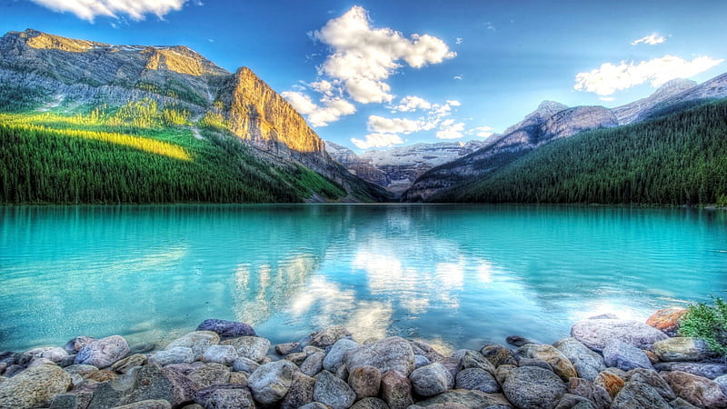 Nature Supreme, Lakes, Mountains, Reflections, Nature, HD wallpaper