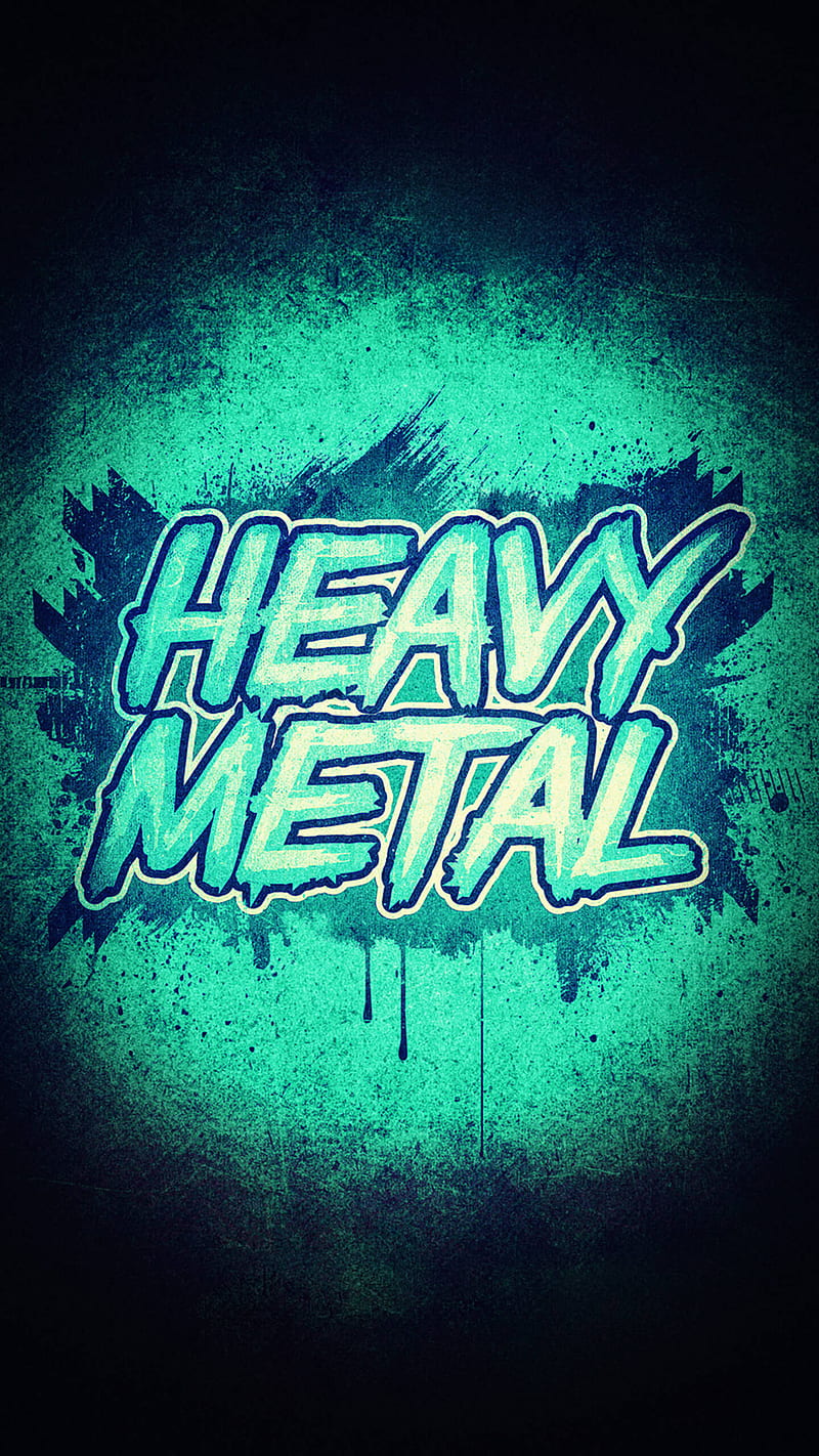 Heavy Metal, art, digital, sayings, HD phone wallpaper