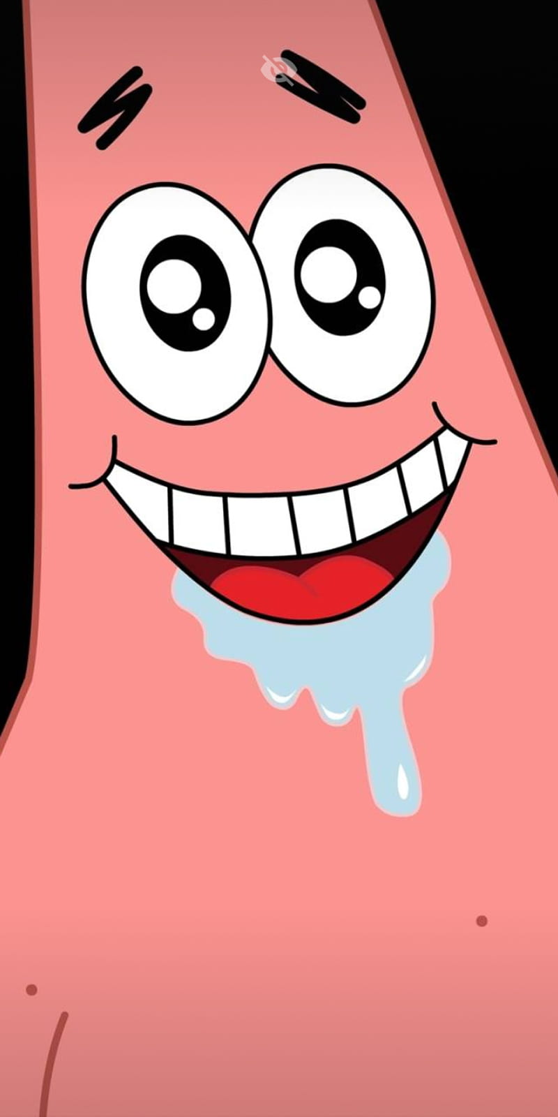 Patrick, aesthetic, cute, meme, pink beret, smile, spongebob squarepants, star, HD phone wallpaper