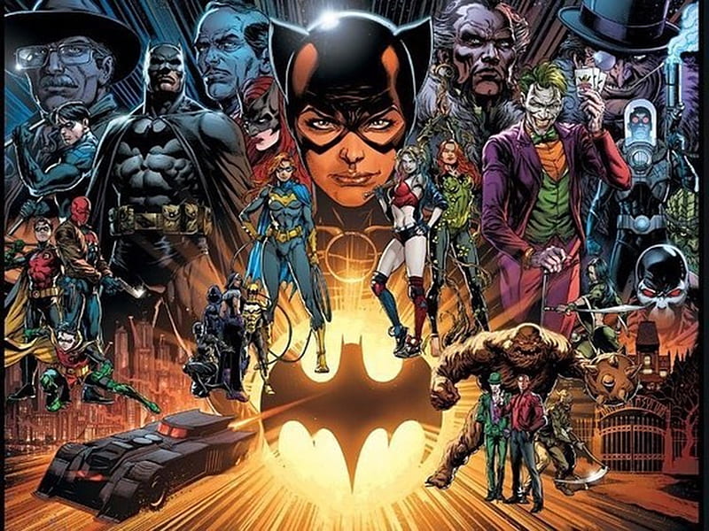 Batman, Villains, Comics, Superheroes, DC Comics, HD wallpaper