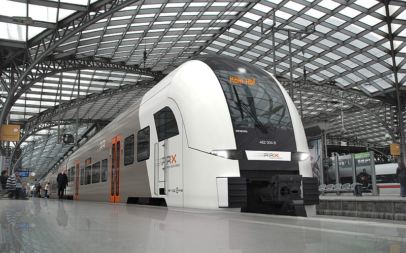 Siemens Desiro HC 2017, trains, railway station, Siemens RRX, electric train, HD wallpaper