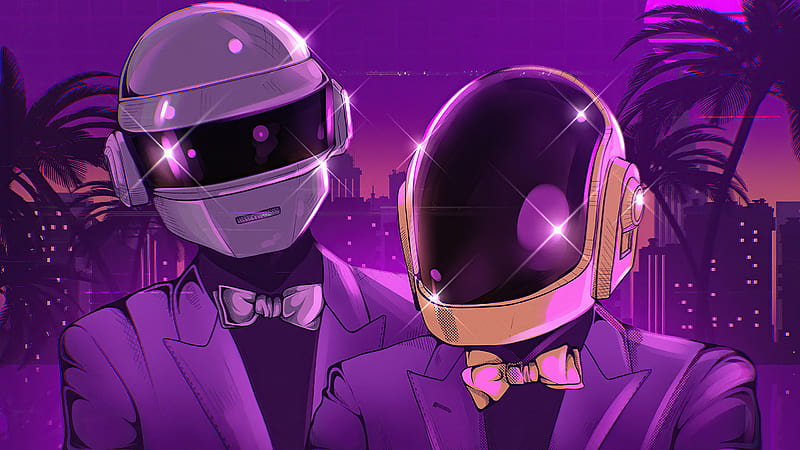 Daft Punk, daft-punk, music, helmet, artstation, HD wallpaper | Peakpx