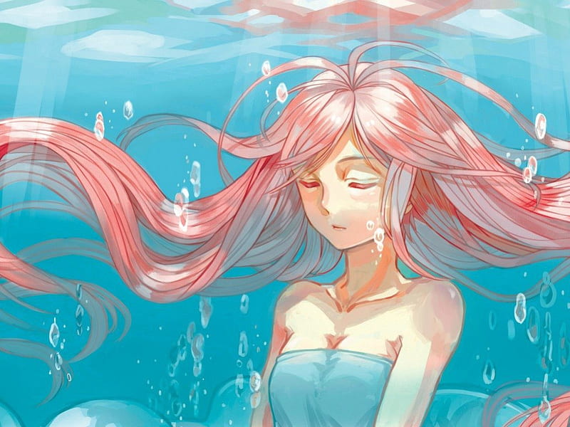 Underwater Anime Wallpaper
