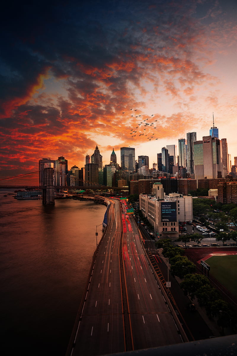 Big Apple New York, big apple, newyork, buildings, night, city, skyscr,  skyscrapers, HD phone wallpaper | Peakpx