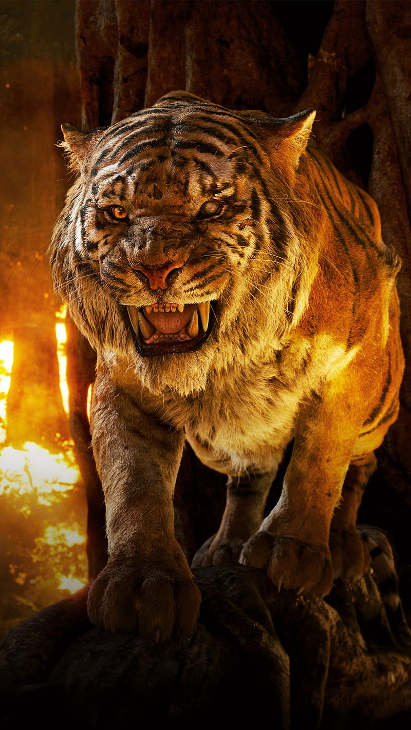 Shere Khan The Jungle Book 2016 Wallpapers  Wallpaper Cave