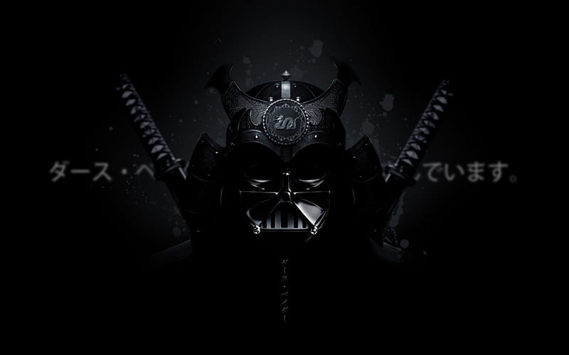 DARTH VADER SAMURAI, SAMURAI, DARTH, STAR WARS, VADER, HD wallpaper