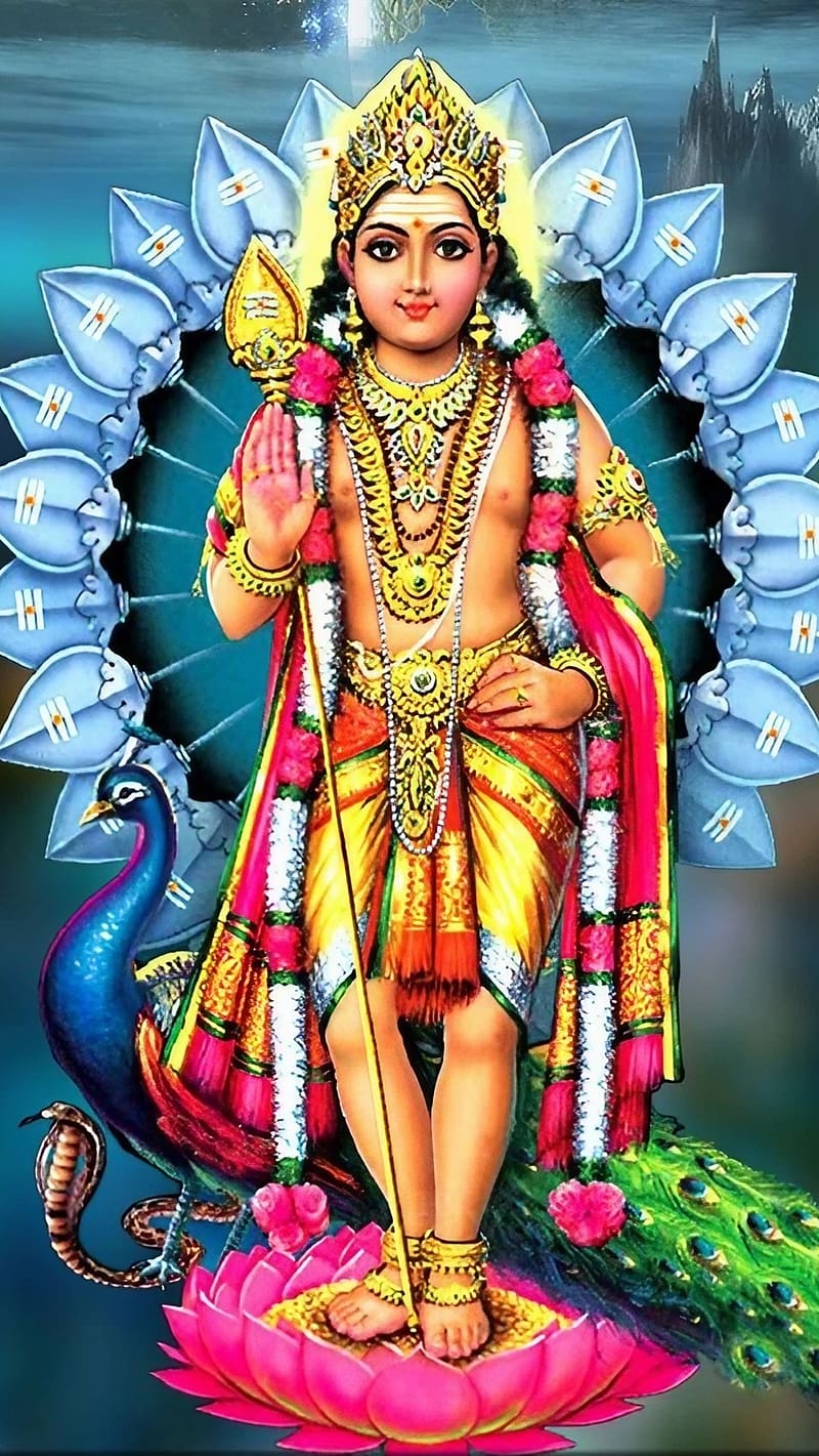 Murugan , Lord Kartikeya, devotional, bhakti, hindu god, HD phone wallpaper