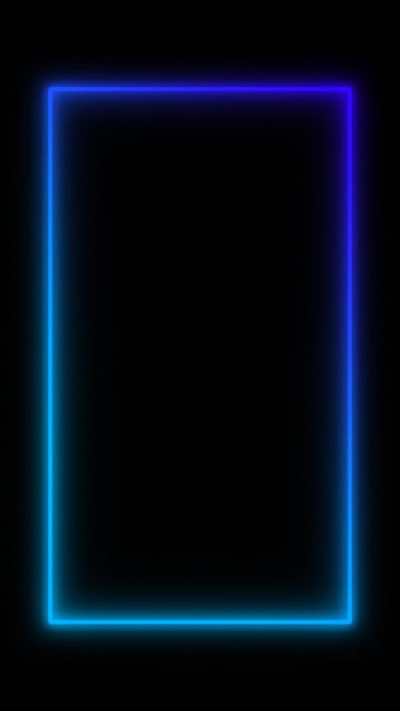 Neon Frame Edge 2, screen, lock, touch, desenho, triangle, yo, HD phone wallpaper