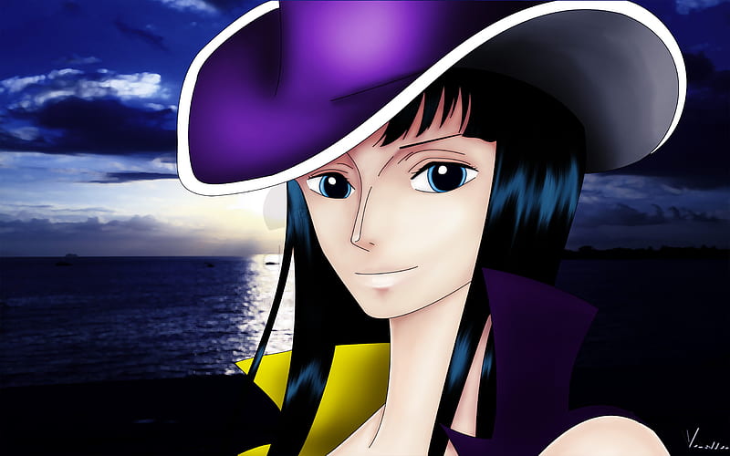 Nico Robin, bonito, sexy, pirate, one piece, hat, cute, hot, beauty, anime  girl, HD wallpaper | Peakpx