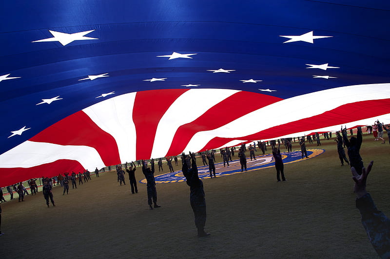 Raising Old Glory, us veterans, american flag, veterans day, honoring the fallen, united states, usa, usa patriotism, old glory, patriotism, us flag, HD wallpaper