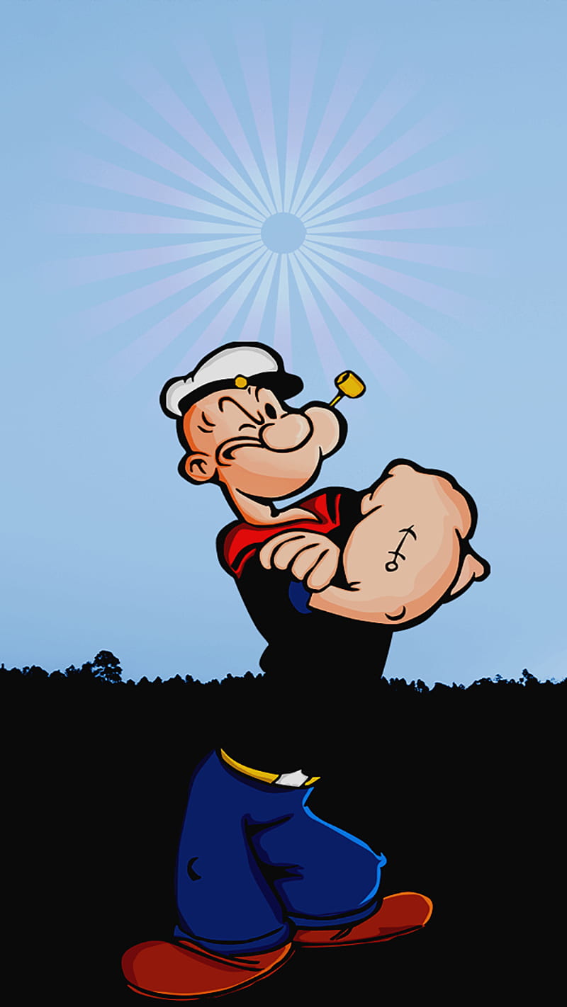 Popeye the Sailor, popeye the sailor man, HD phone wallpaper