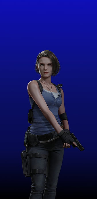 Download Resident Evil 2 Jill Valentine Phone Wallpaper