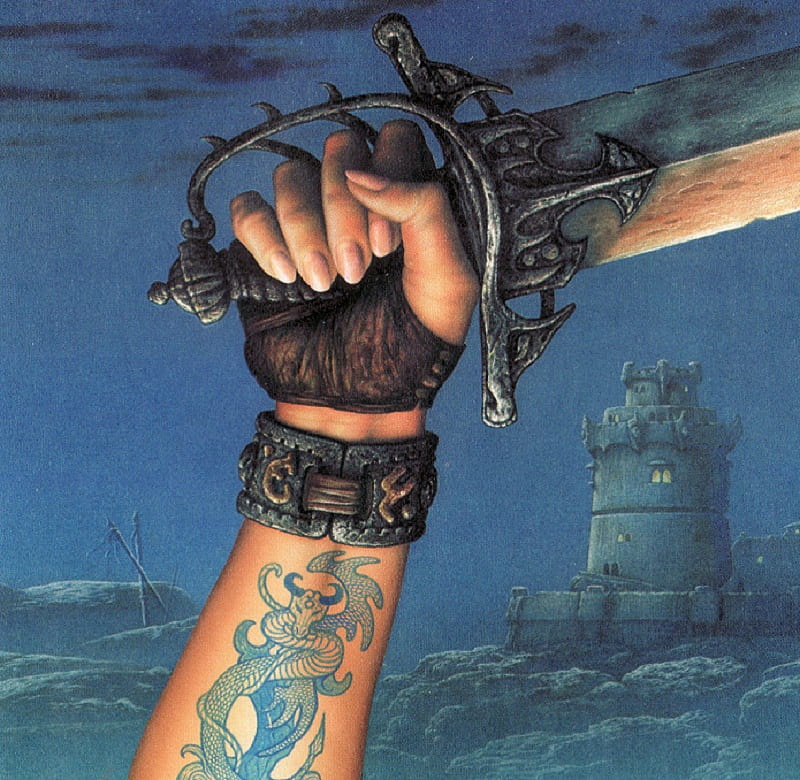 Ciruelo Cabral, fantasy, tattoo, arm, abstract, sword, artwork, HD wallpaper Ciruelo Cabral, fantasy, tattoo, arm, abstract, sword, artwork, HD wallpaper