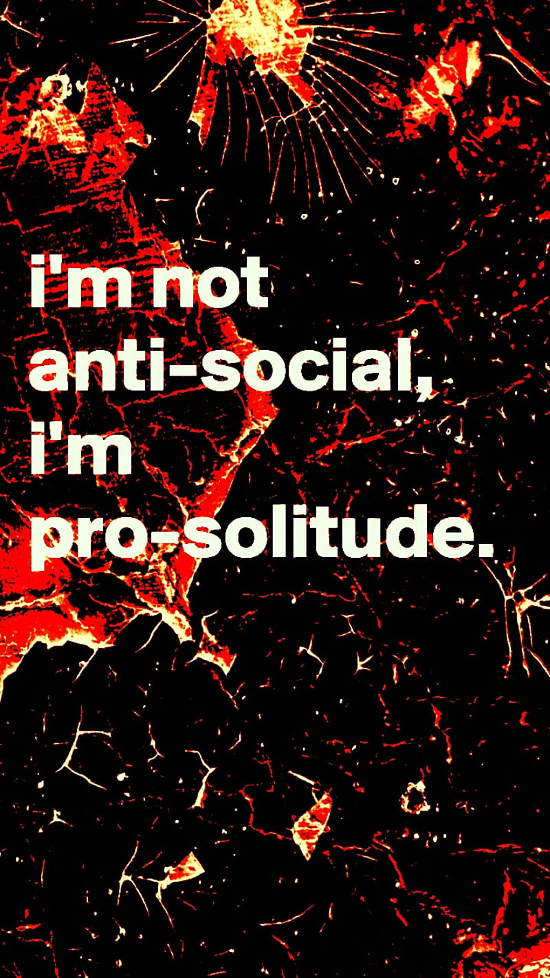 Pro Solitude, anti-social, antisocial, social, solitary, HD phone wallpaper  | Peakpx