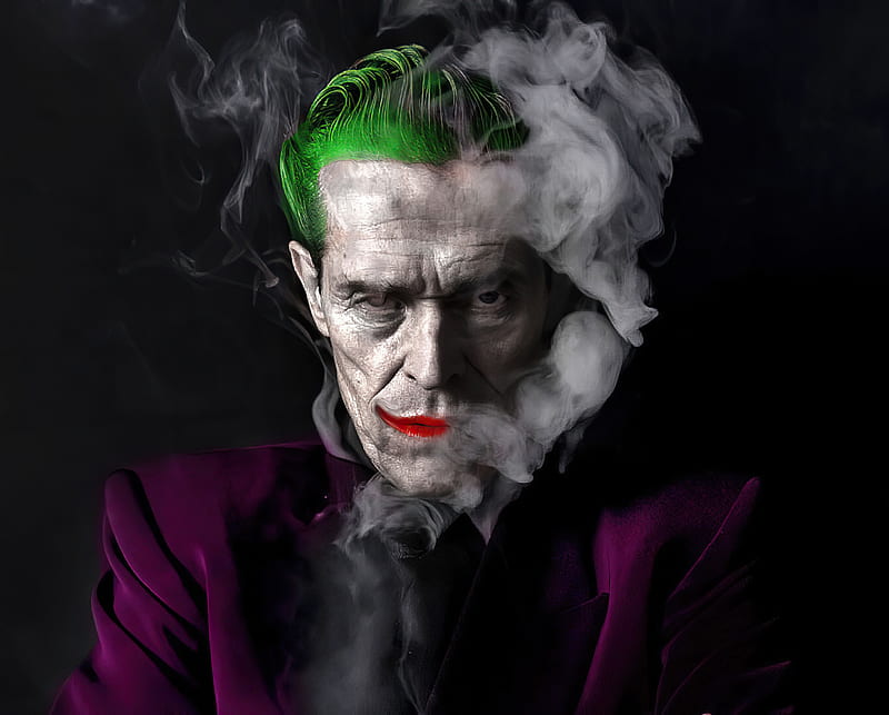 Willem Dafoe As The Joker, joker, superheroes, artwork, artist, artstation, HD wallpaper